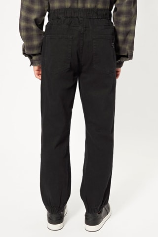 Calças de ganga jogger - Preto