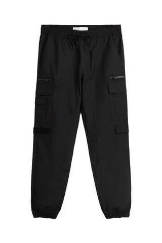 Calças cargo - Preto