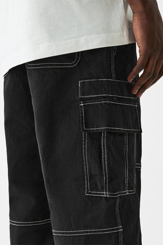 Calças baggy - Preto