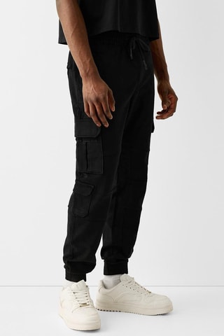 Calças jogger slim - Preto
