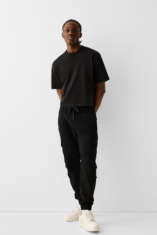 Calças jogger slim - Preto