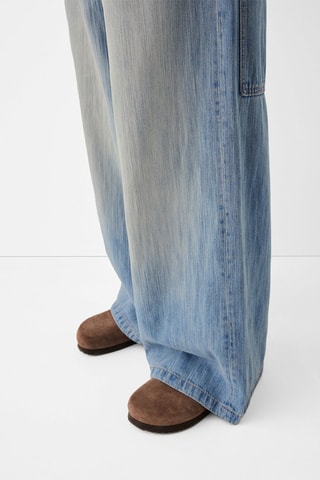 Calças de ganga wide legs - Azul
