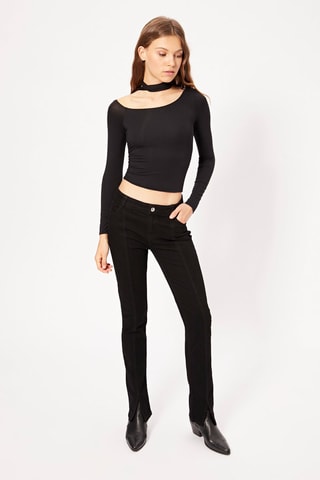 Calças de ganga skinny - Preto