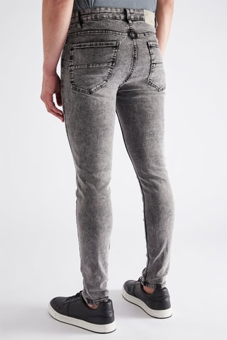 Calças de ganga skinny - Cinzento