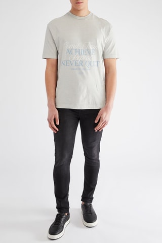 Calças de ganga skinny - Preto