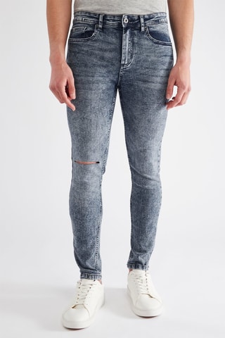 Calças de ganga skinny - Azul
