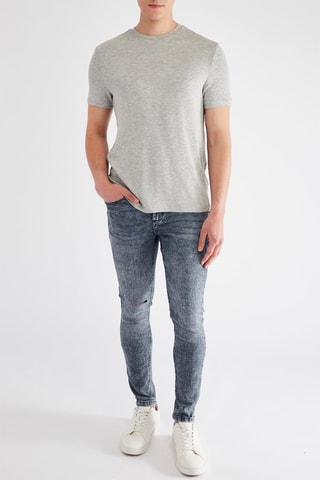Calças de ganga skinny - Azul