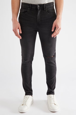 Calças de ganga skinny - Preto