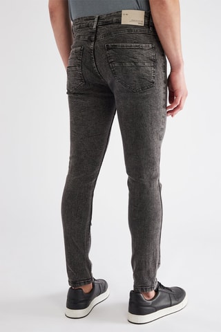 Calças de ganga skinny - Cinzento