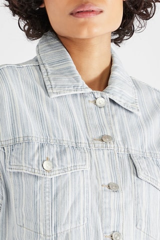 Colete oversize sem mangas - Azul