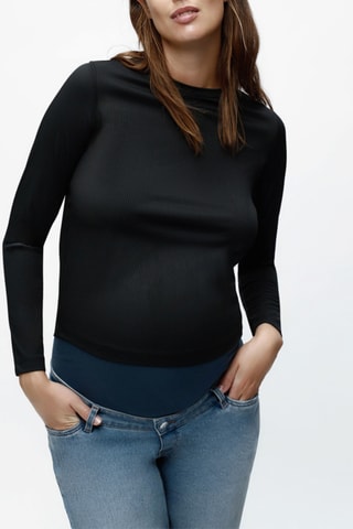 T-shirt de maternidade - Preto