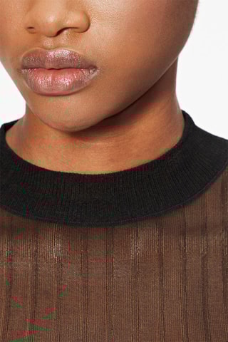 Crop top Preto