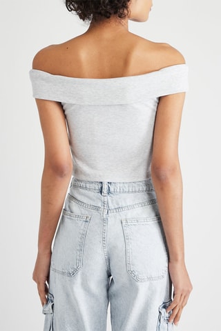 Crop top - Cinzento