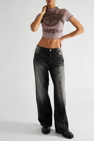 Crop top - Castanho