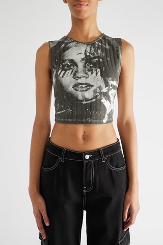 Crop top - Antracite