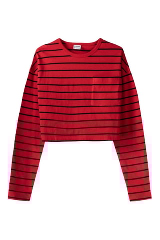 Top - Vermelho e preto