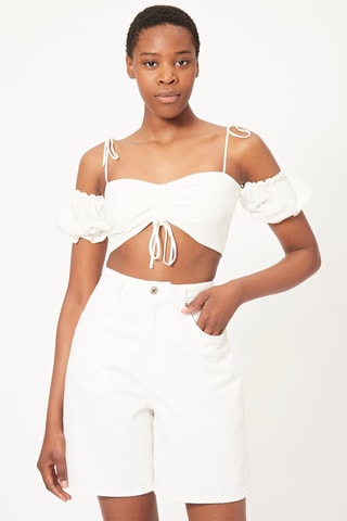Crop top - Blanc