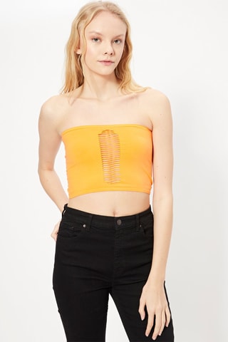 Crop top bustier - Orange