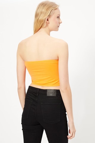 Crop top bustier - Orange