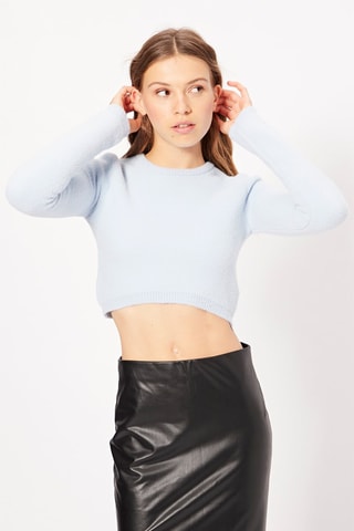 Crop top - Bleu