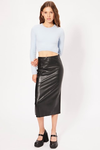 Crop top - Bleu