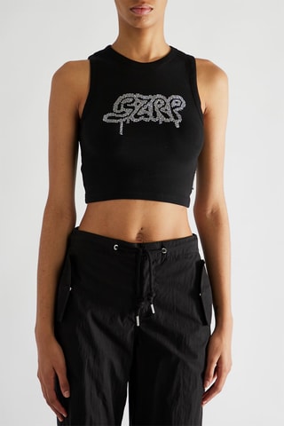 Crop top - Preto