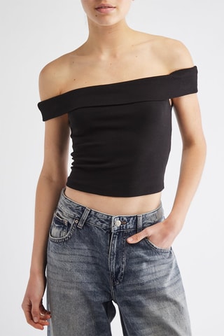 Crop top - Preto