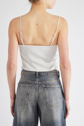Crop top - Argenté