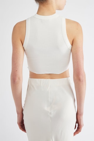 Crop top Lizzie Mcguire Hottie Alert - Branco