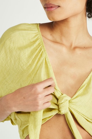 Crop top - Verde-lima