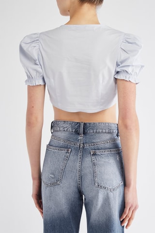 Crop top - Bleu