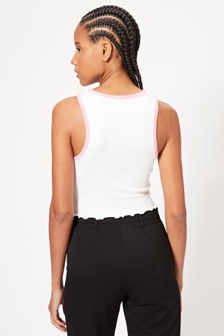 Camisola de alças - Branco