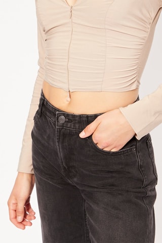 Crop top - Taupe