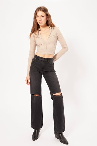 Crop top - Taupe