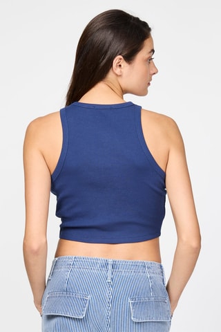 Crop top - Bleu marine