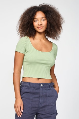 Top - Verde-claro