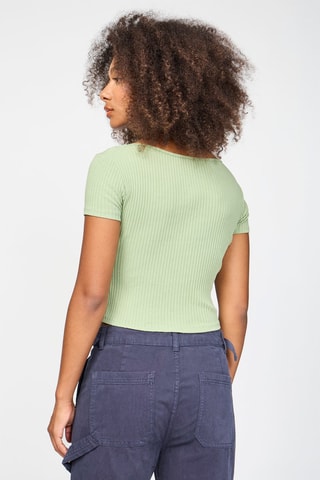 Top - Verde-claro