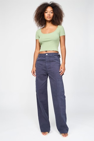 Top - Verde-claro