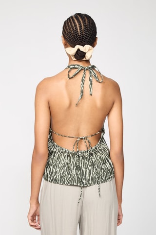 Top tie and dye - Caqui e cru