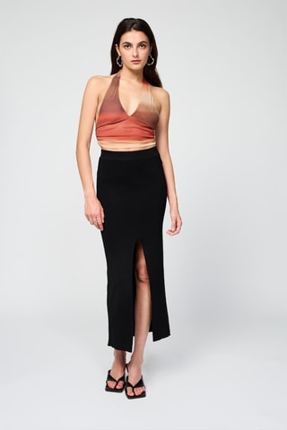 Crop top - Castanho