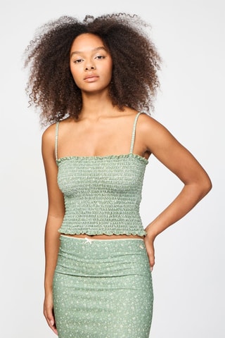 Crop top - Verde-água