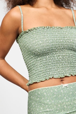 Crop top - Verde-água