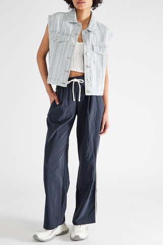 Crop top en dentelle - Blanc