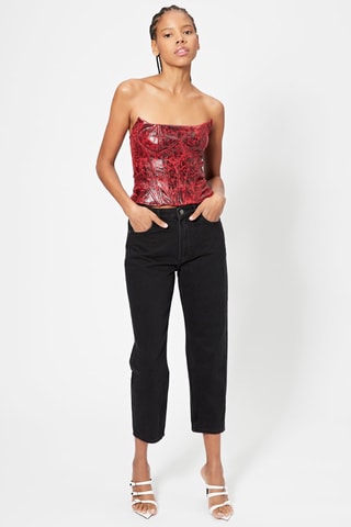 Top-caicai - Vermelho e preto