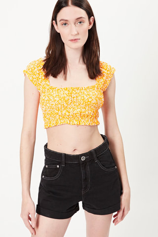Crop top - Jaune