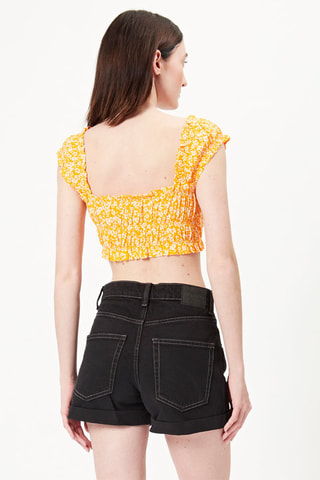 Crop top - Jaune