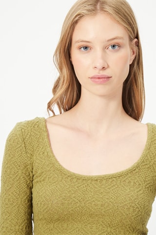 Crop top Caqui