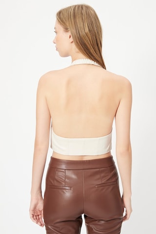 Crop top Branco