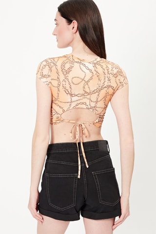 Crop top Coral