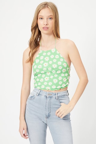 Crop top Verde-claro